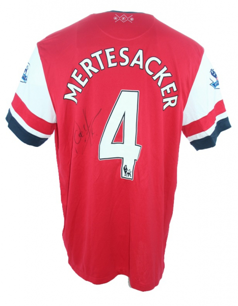 Nike FC Arsenal camiseta 4 Per Mertesacker 2012-14 nuevo signatura senor XXL