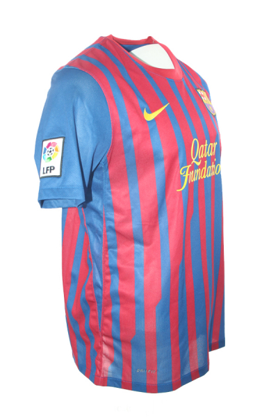 Nike FC Barcelona Trikot 10 Lionel Messi 2011/12 Qatar heim Herren S/M/L/XL/XXL