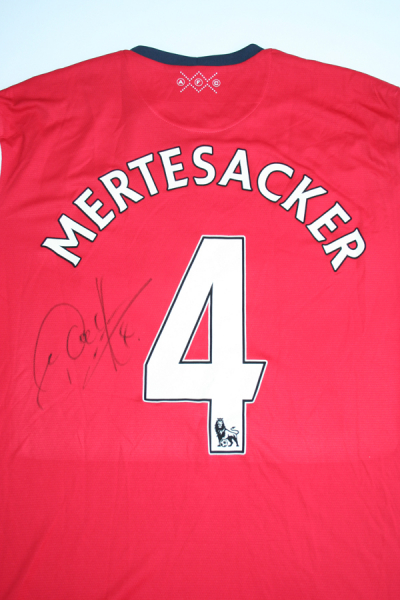 Nike FC Arsenal camiseta 4 Per Mertesacker 2012-14 nuevo signatura senor XXL