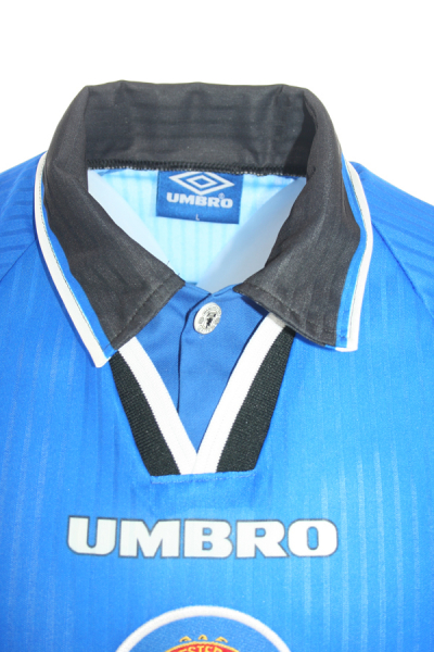 Umbro Manchester United camiseta 7 Eric Cantona 1996/97 azul sharp senora/nino 158cm - 164cm