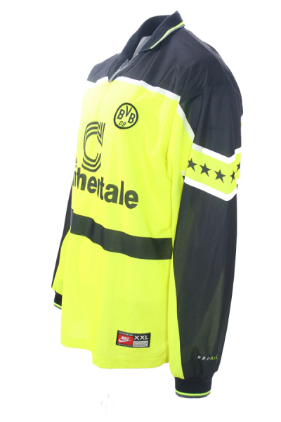Nike Borussia Dortmund Trikot 1997 CL Sieger Continentale BVB CL Kinder/Damen 128-140cm-152cm-164cm