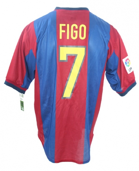 Nike FC Barcelona Trikot 7 Luis Figo 1998/99 Heim Herren XL