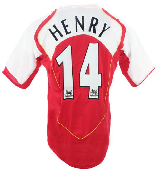 Nike FC Arsenal Trikot 14 Thierry Henry 2004/05 Ungeschlagen Herren S, L oder XL