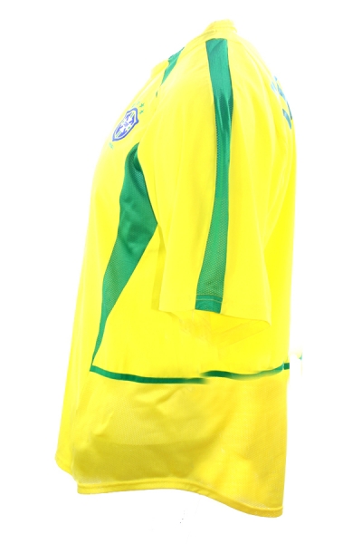 Nike Brazil jersey World Cup 2002 11 Ronaldinho home yellow world champion men's XL