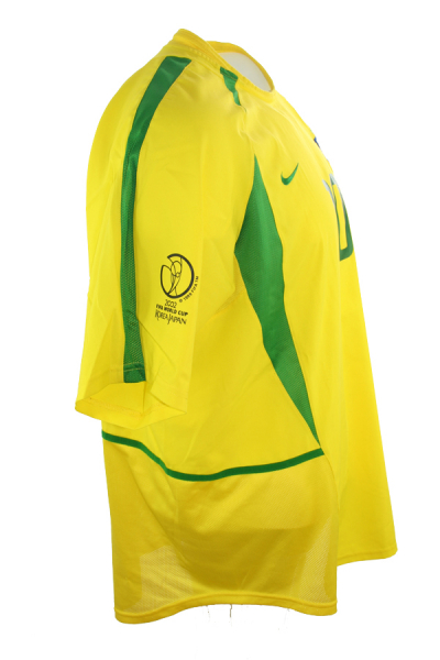 Nike Brasilien Trikot 10 Rivaldo 2002 WM Weltmeister Heim Gelb Herren XL