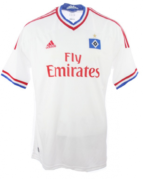 Adidas Hamburger SV Trikot 2011/12 Heim HSV Fly Emirates Weiß NEU Herren XL