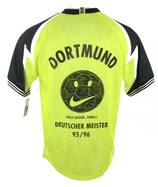 Nike Borussia Dortmund Trikot 1995/96 BVB kurzarm Meister Geile Saison Jungs Herren XL