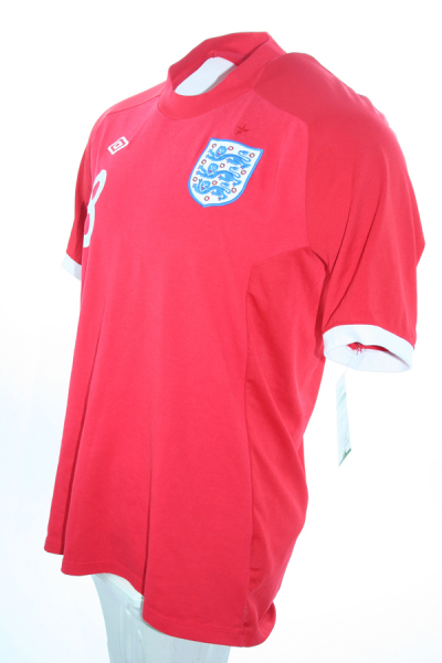 Umbro England Trikot 8 Frank Lampard WM 2010 away rot Herren M/L