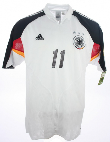 Adidas germany jersey 11 Miroslav Klose DfB Euro 2004 men's XL