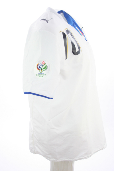 Puma Italien Trikot 10 Francesco Totti WM 2006 Weltmeister Italia weiß Herren XL