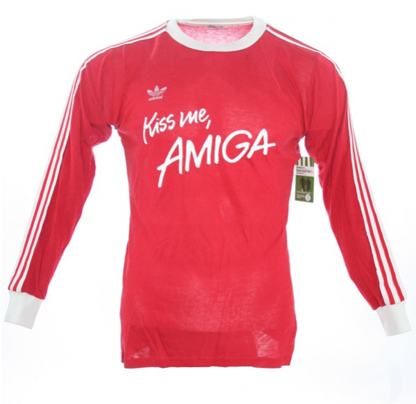 Adidas FC Bayern München Trikot Nummer 12 1988/89 Kiss me Amiga Heim Herren M