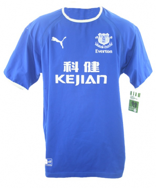 Puma FC Everton Trikot 2003/04 Kejian Heim Blau Herren S