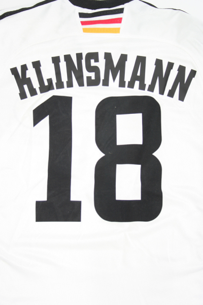 Adidas Deutschland Trikot 18 Jürgen Klinsmann WM 1998 Home DFB Herren S-M 176cm