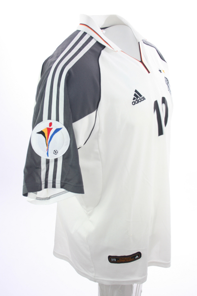Adidas Deutschland Trikot 10 Lothar Matthäus Euro 2000 DFB Heim weiß Herren 176cm