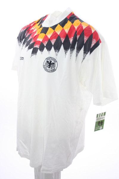 Adidas Deutschland T-Shirt WM 1994 USA DFB Trikot Heim Weiß Herren XS = Kinder 164 cm