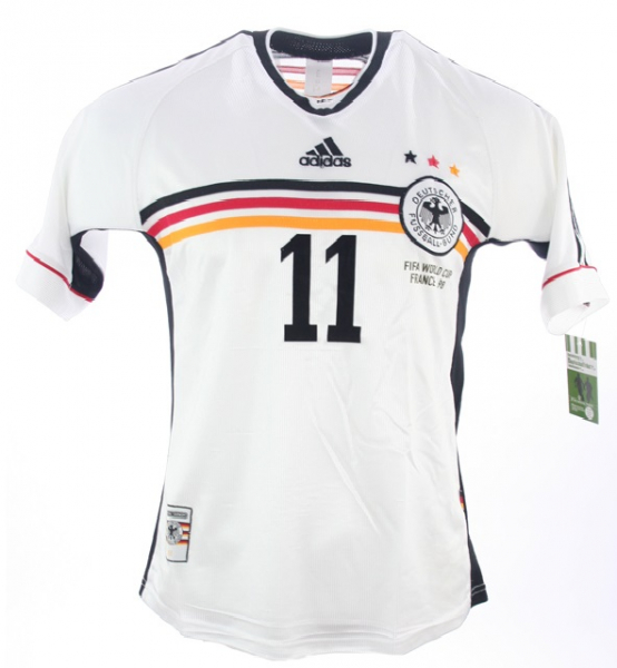 Adidas Deutschland Trikot 11 Olaf Marschall WM 1998 Home DFB Herren S-M oder XL