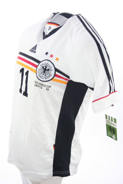 Adidas Deutschland Trikot 11 Olaf Marschall WM 1998 Home DFB Herren S-M oder XL