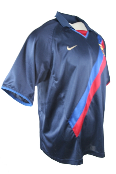 Nike FC Barcelona jersey 10 Ronaldinho 2003/04 away men's XL