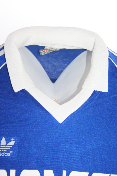 Adidas  1.FC Köln Trikot 7 Pierre Littbarski 1979-1982 Pionieer Away Blau Herren M