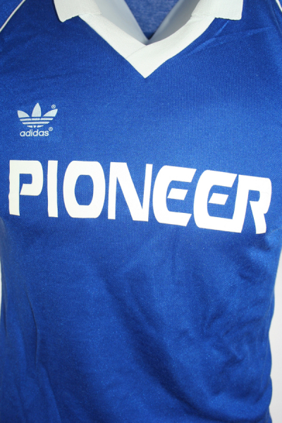 Adidas  1.FC Köln Trikot 7 Pierre Littbarski 1979-1982 Pionieer Away Blau Herren M