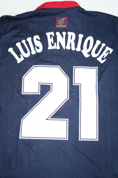 Adidas Spanien Trikot 21 Luis Enrique Euro 1996 EM 96 Auswärts Herren M