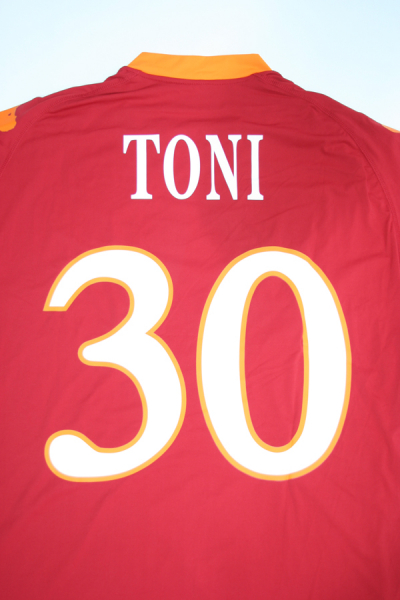 Kappa AS Rom Trikot 30 Luca Toni 2009/10 Wind Rot home Neu Herren XL/XXL