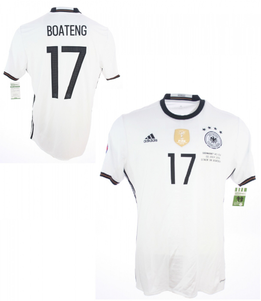 Adidas Germany jersey 17 Jérôme Boateng Euro 2016 home men's XL
