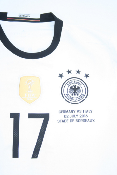 Adidas Germany jersey 17 Jérôme Boateng Euro 2016 home men's XL