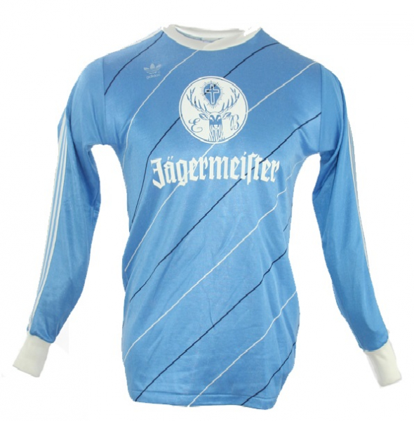 Adidas Eintracht Braunschweig Trikot 1980 Jägermeister Hellblau Away Herren M (5/6)