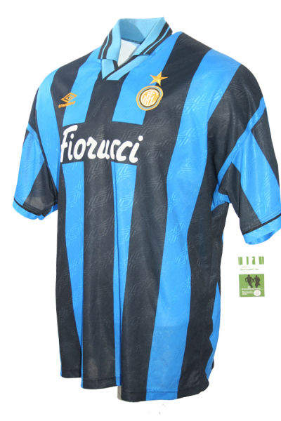 Umbro Inter Mailand Trikot 10 Bergkamp 1994/95 home Fiorucci Herren XXL/2XL