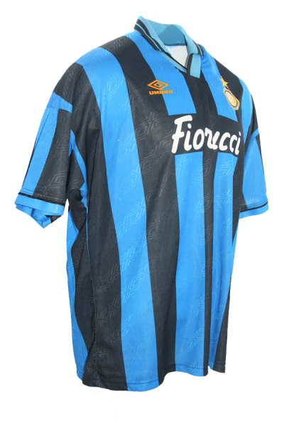 Umbro Inter Mailand Trikot 10 Bergkamp 1994/95 home Fiorucci Herren XXL/2XL
