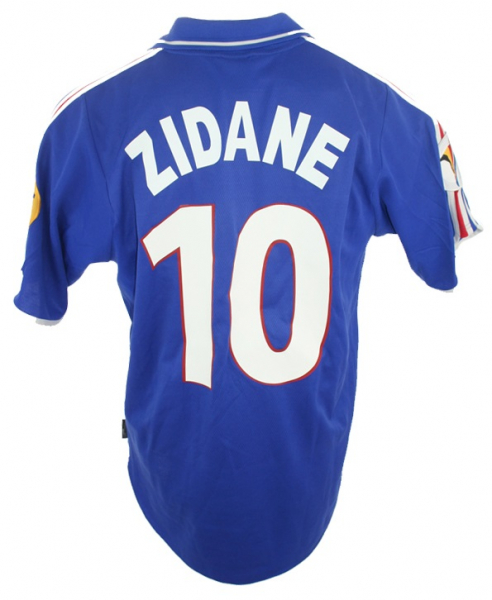 Adidas Frankreich Trikot 10 Zinedine Zidane Euro 2000 Heim Herren L oder XL