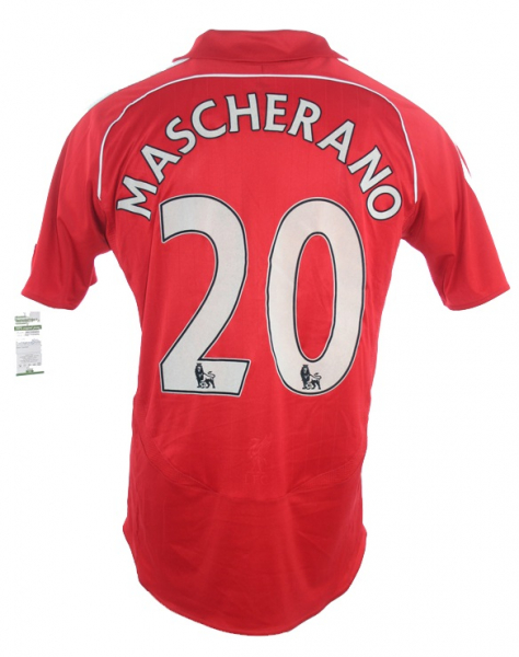 Adidas FC Liverpool camiseta 20 Javier Mascherano 2006-08 This is anfield rojo senor L