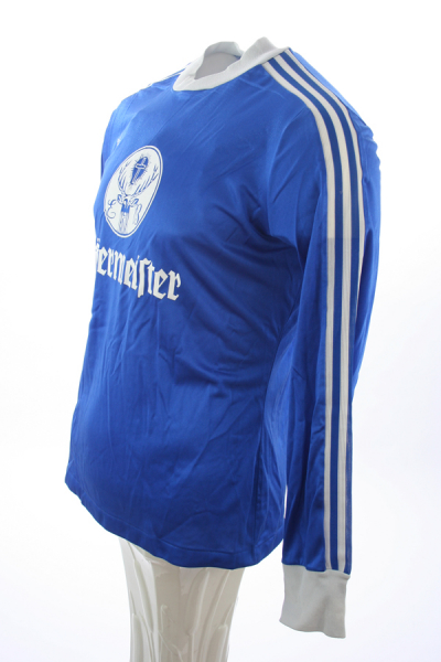 Adidas Eintracht Braunschweig jersey 1980 Jägermeister blue Away men's M (5/6)