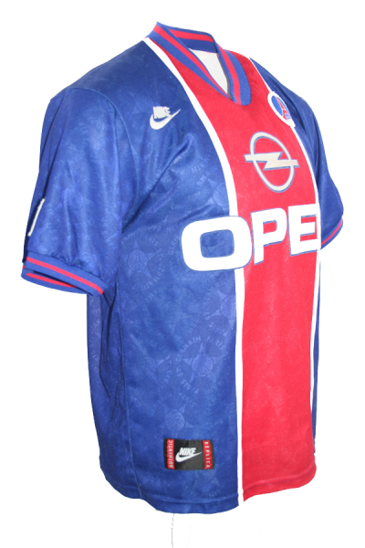 Nike PSG Paris St. Germain Trikot 6 Youri Djorkaeff 1995/96 Opel Herren M