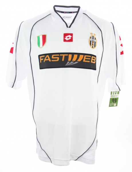 Lotto Juventus Turin jersey 10 Del Piero 2002/03 Fastweb men's M/L/XXL