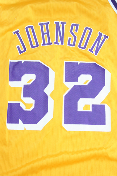Champion Los Angeles L.A. Lakers Trikot 32 Magic Johnson Heim Gelb Herren L oder XL