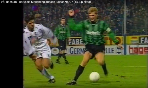 Reebok Borussia MönchenGladbach Trikot 10 Effenberg Diebels 1996/97 Matchworn Herren L