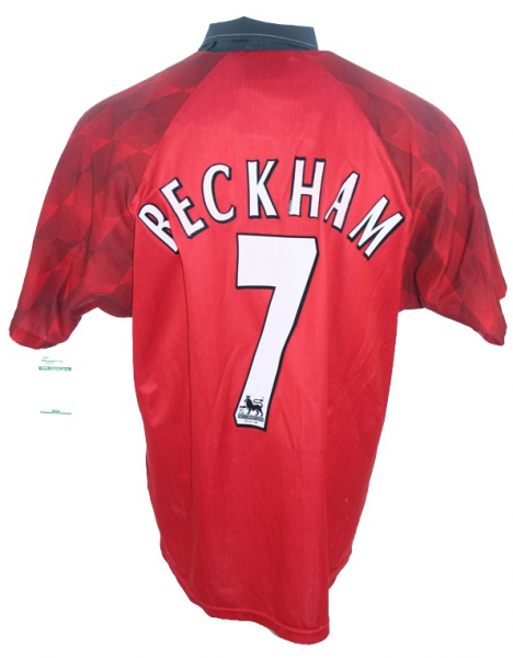 Umbro Manchester United camiseta 7 David Beckham 1997/98 Sharp señor L/XL