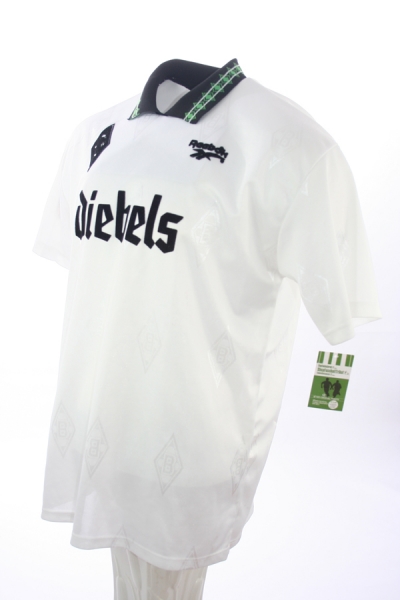 Reebok Borussia MönchenGladbach jersey 9 Martin Dahlin 1995/96 away white Diebels men's XL