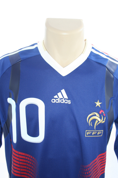 Adidas Frankreich Trikot 10 Zinedine Zidane WM 2010 Techfit Herren L