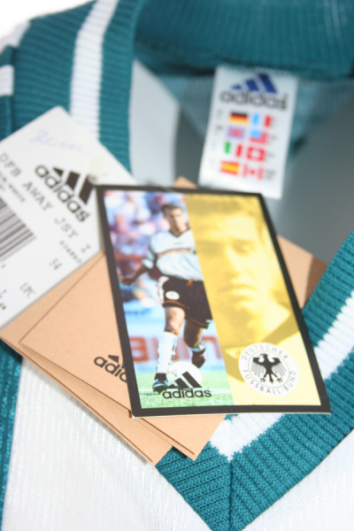 Adidas Deutschland Trikot 18 Jürgen Klinsmann WM 1998 Away DFB NEU Herren L