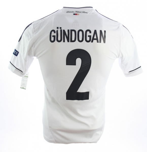 Adidas Deutschland Trikot 2 Ilkay Gündogan Euro 2012 Heim DFB Herren S