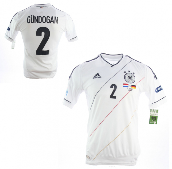 Adidas Deutschland Trikot 2 Ilkay Gündogan Euro 2012 Heim DFB Herren S