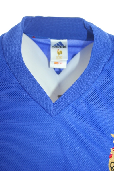 Adidas Frankreich Trikot 10 Zinedine Zidane WM 2002 Heim NEU Matchworn Herren XL