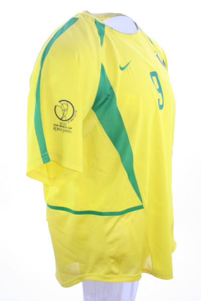Nike Brasilien Trikot 2002 WM Weltmeister 9 Ronaldo Neu Herren L oder XL