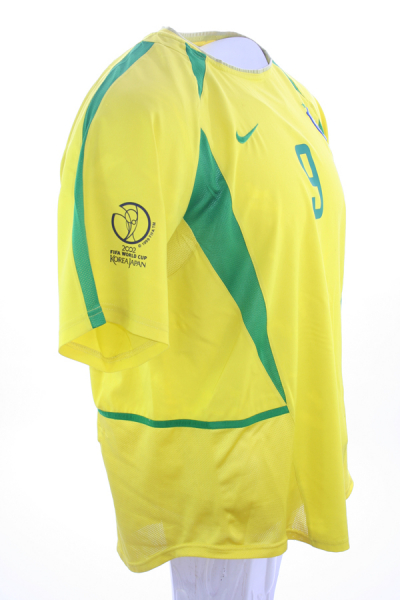 Nike Brasilien Trikot 10 Ronaldinho 6 Roberto Carlos 10 Rivaldo WM 2002 Neu Herren L oder XL