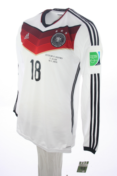 Adidas Deutschland Trikot 18 Toni Kroos WM 2014 DFB NEU Heim Adizero Herren L(8)