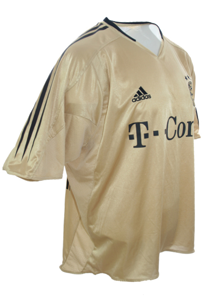 Adidas FC Bayern München Trikot 2004/06 Gold T-Com Herren S/M/L/XL/2XL & 176 cm