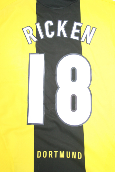 Nike Borussia Dortmund Trikot 18 Lars Ricken 2005/06 E-on BVB Auswärts Herren XXL/2XL
